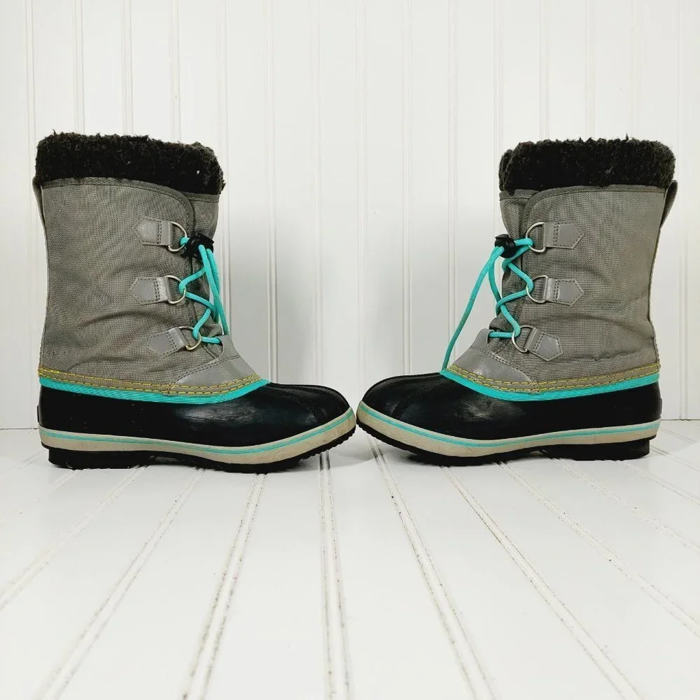 Sorel Waterproof Faux Fur Lace Up Winter Boots H576